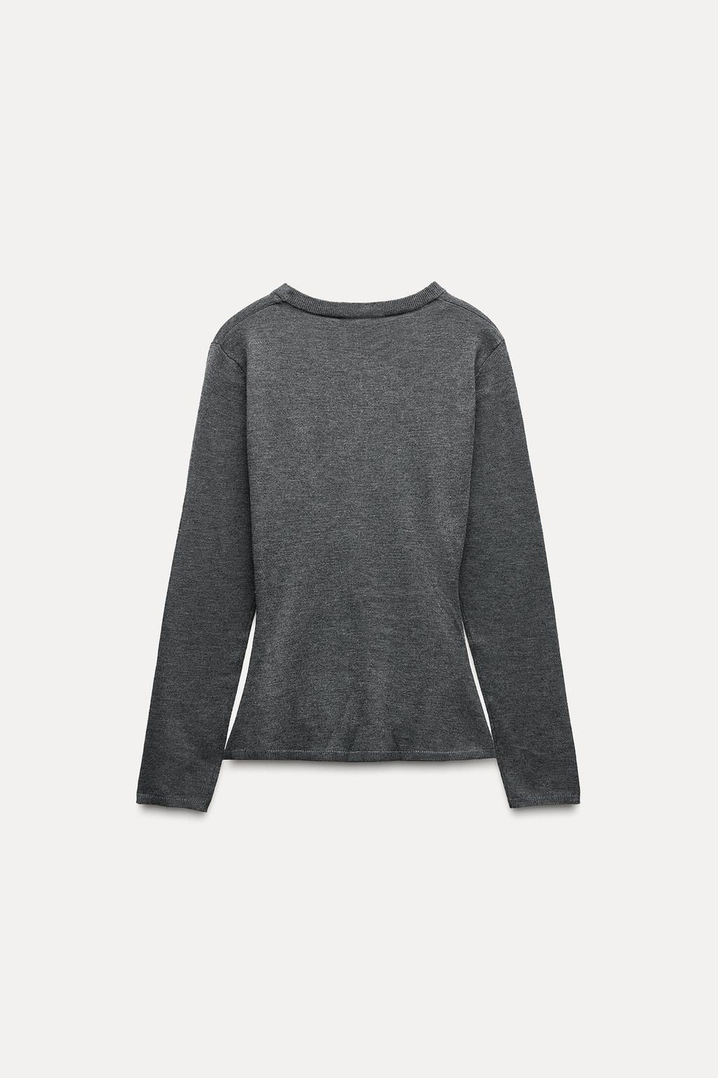 CROSSOVER KNIT TOP - Zara фото 14