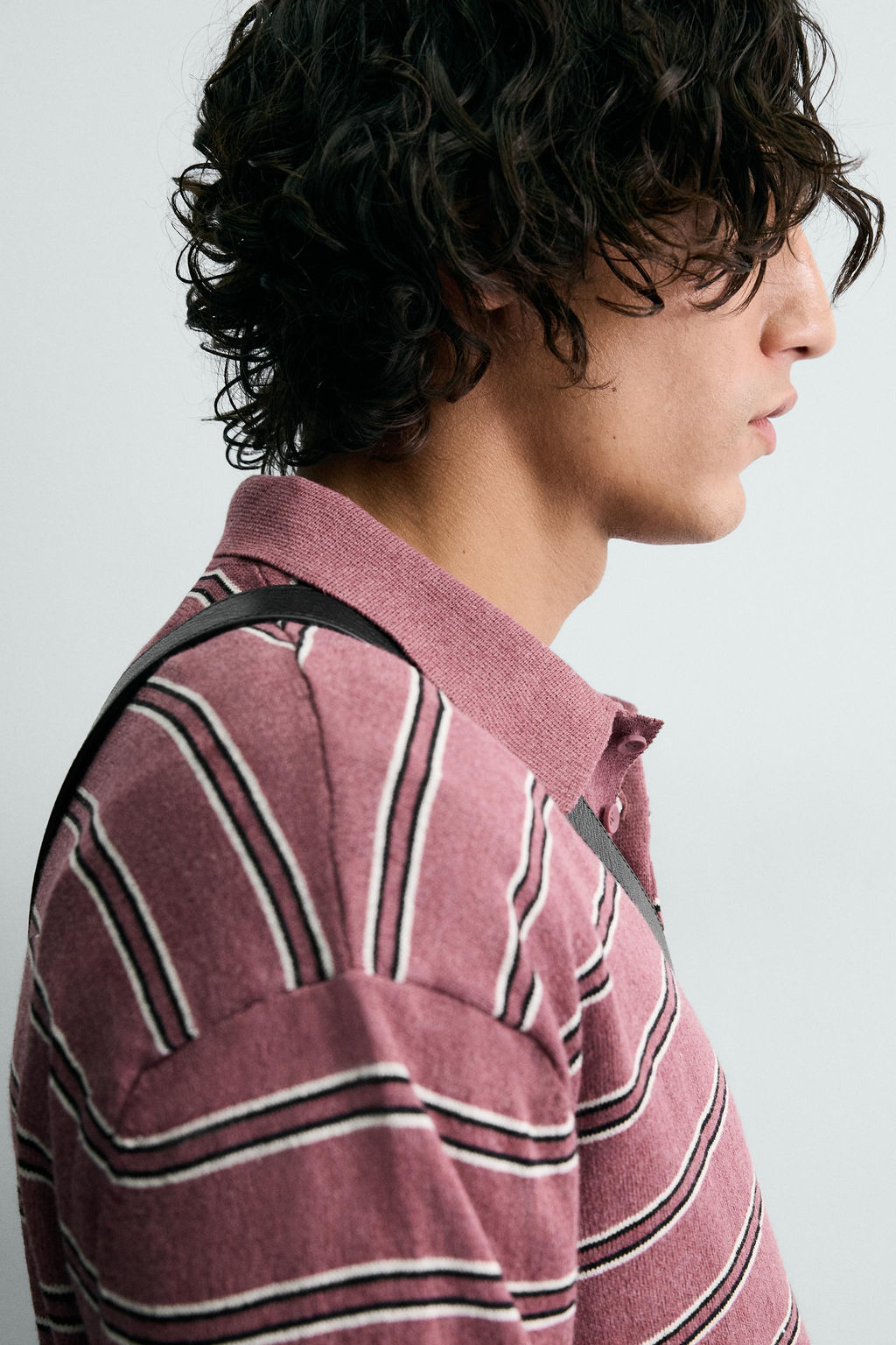 STRIPED KNIT POLO SHIRT - Zara фото 13