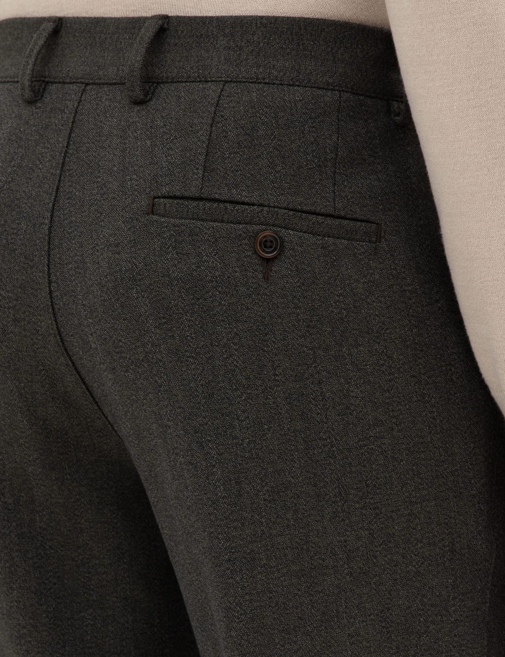Haki Slim Fit Kuma_ Pantolon