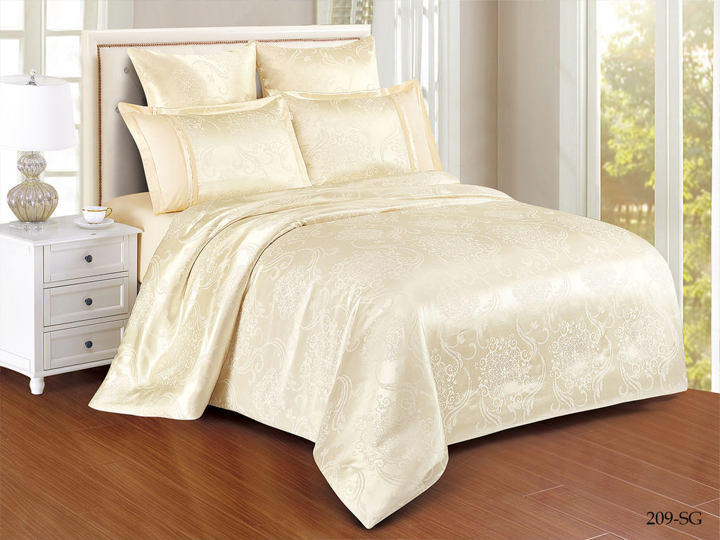 SG-41/209 КПБ СЕМЬЯ Сатин Жаккард нав-ки ( 70х70х2 шт50х70х2 шт ) в коробке CLEO