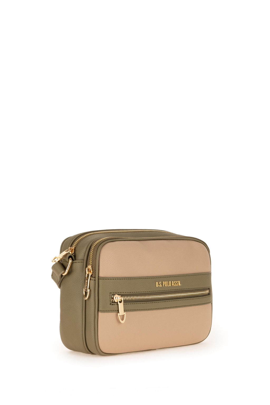 Женская бежевая сумка через плечо Неожиданная скидка в корзине - U.s. polo assn фото 4