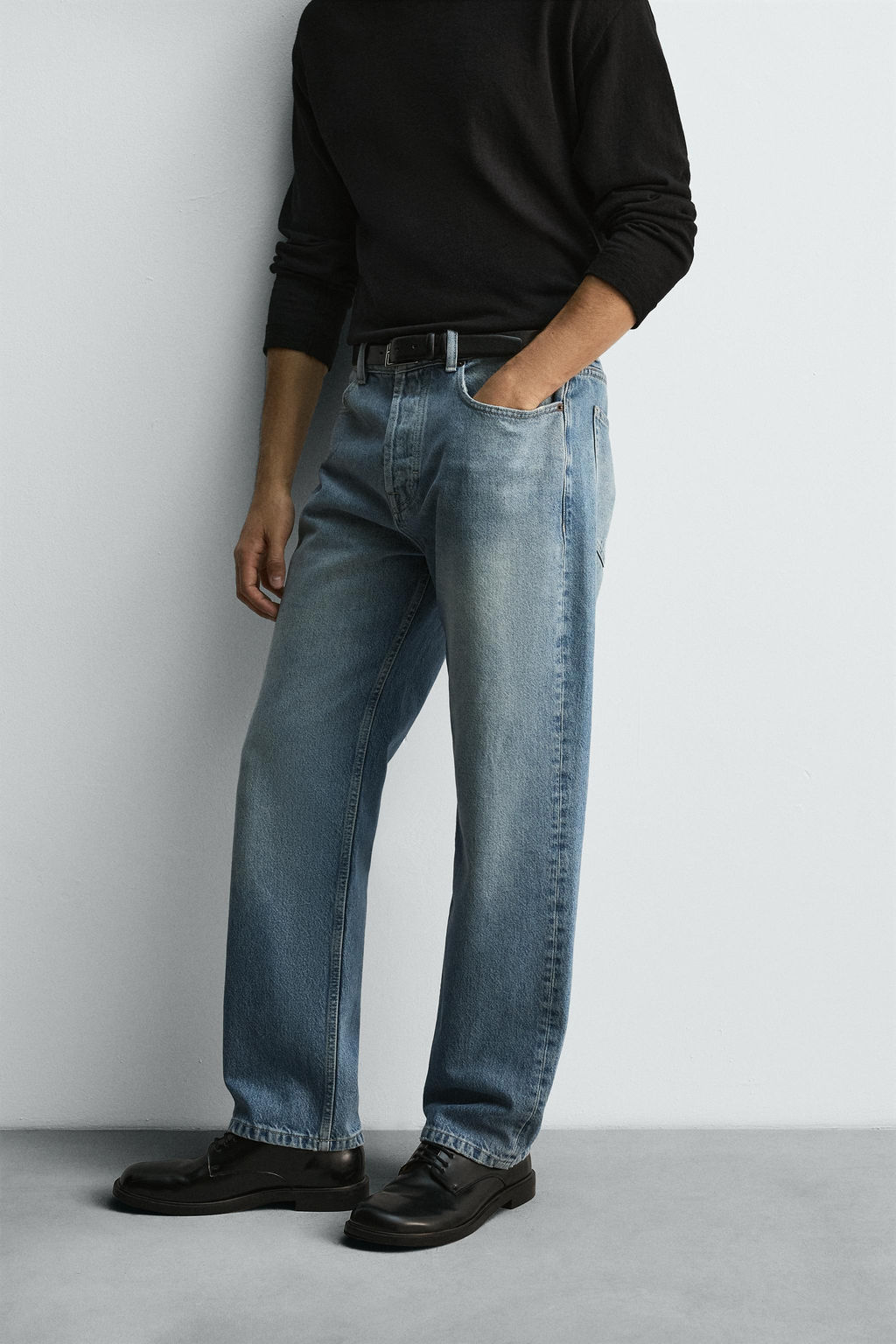 STRAIGHT ANKLE FIT JEANS - Zara фото 5