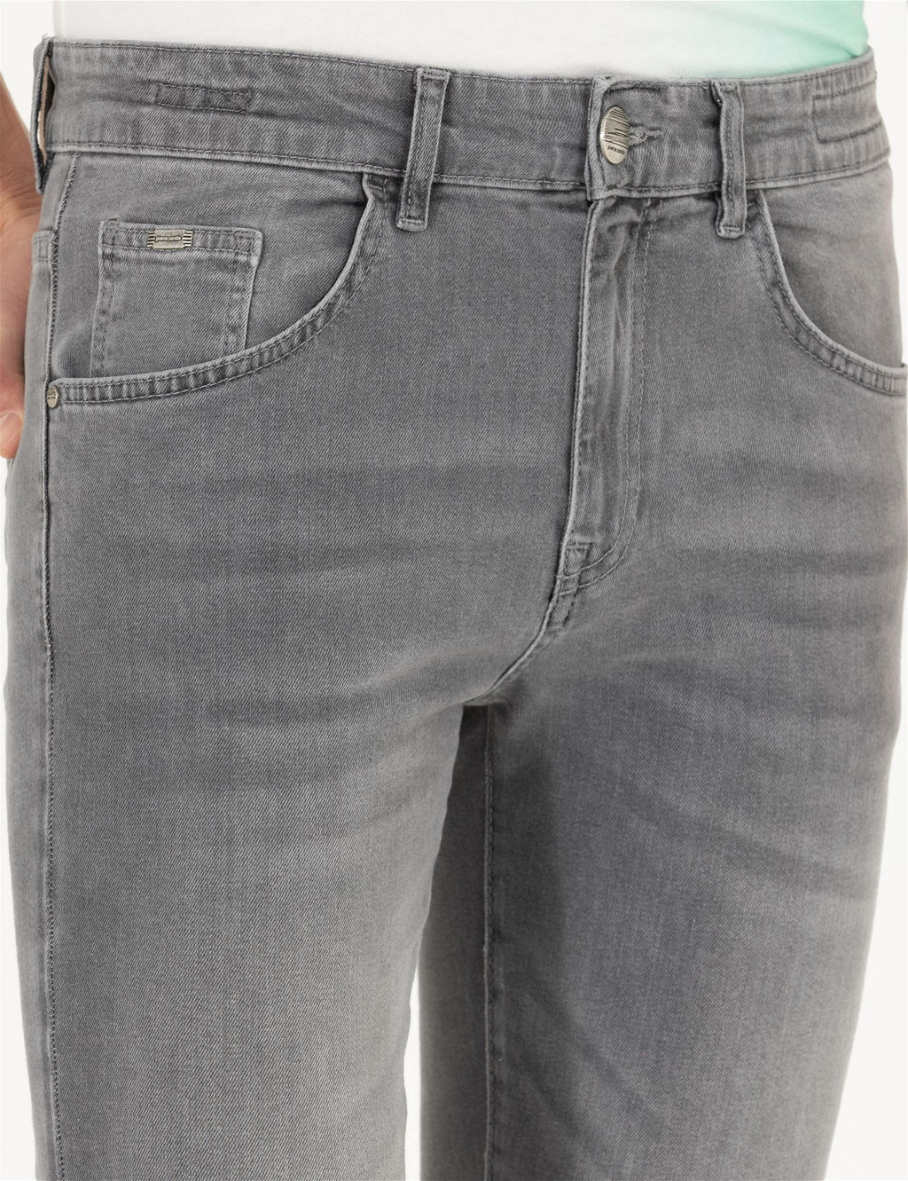 Gri Slim Fit Jean Pantolon - Pierre cardin фото 5