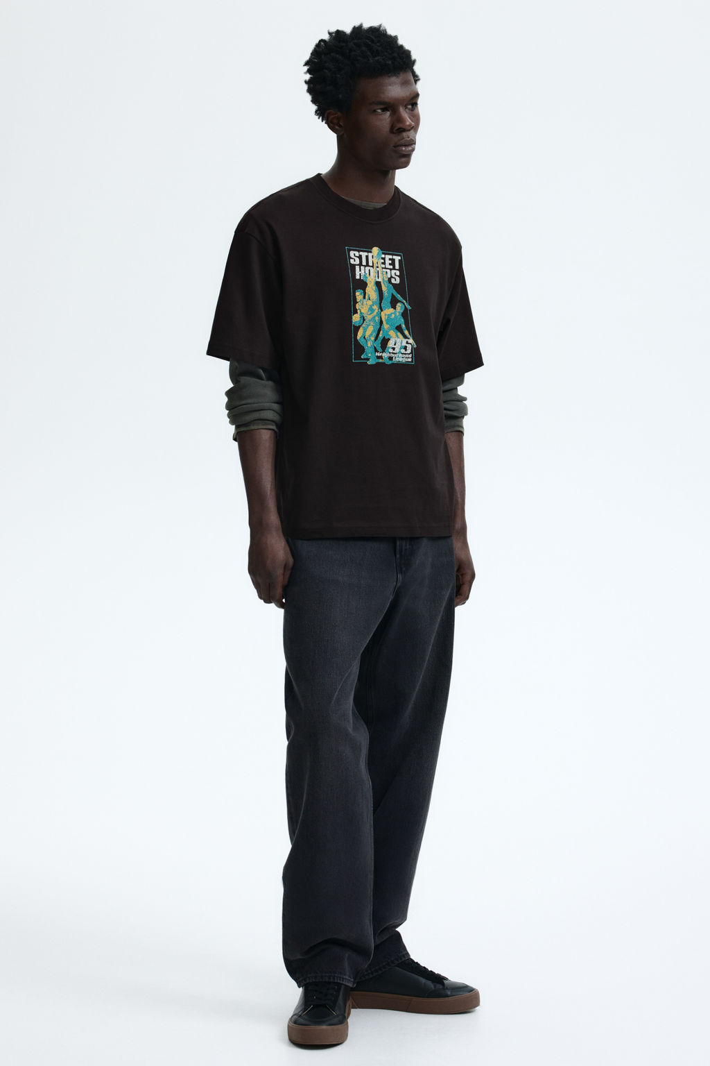 Camiseta con motivo estampado Loose Fit - H&m фото 28