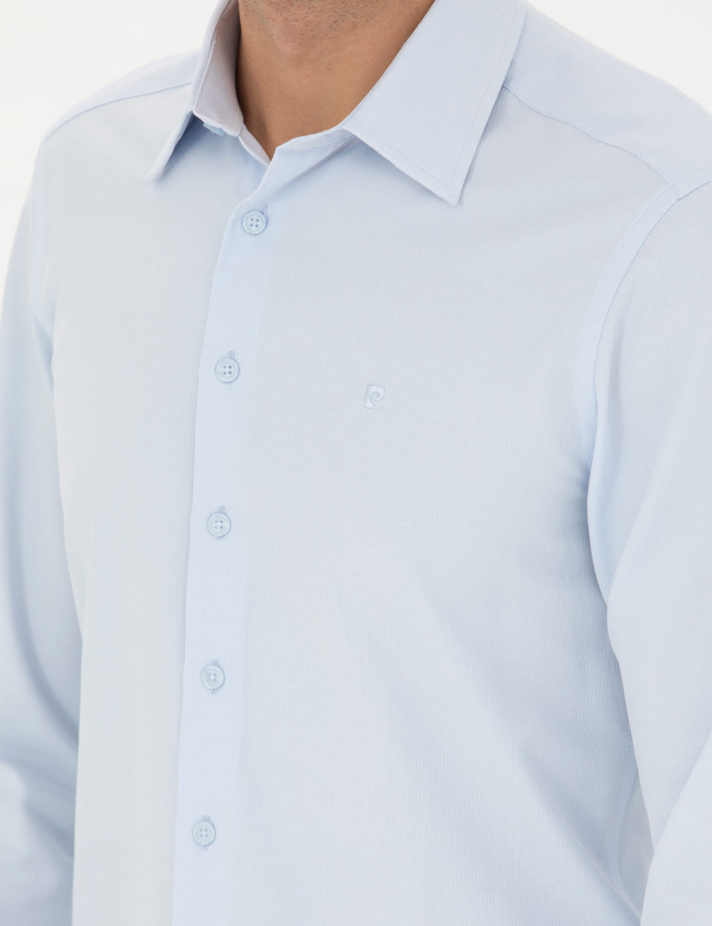 Mavi Slim Fit Uzun Kollu G_mlek