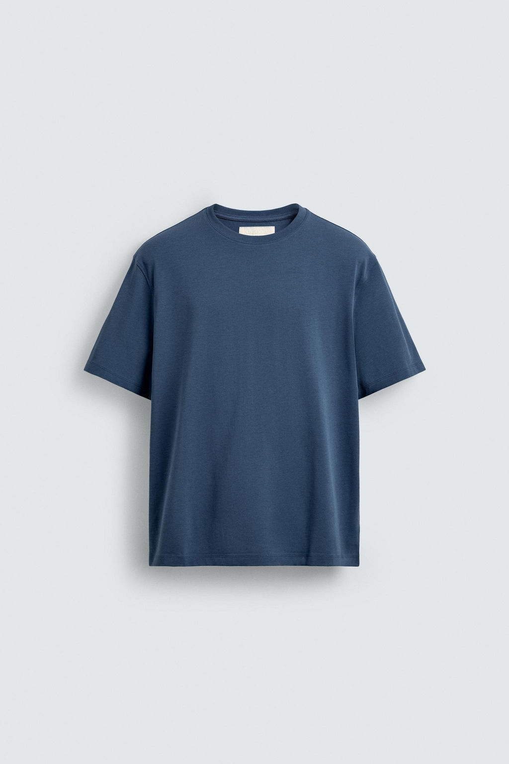 CAMISETA MEDIUM WEIGHT MANGA CORTA / Azul medio