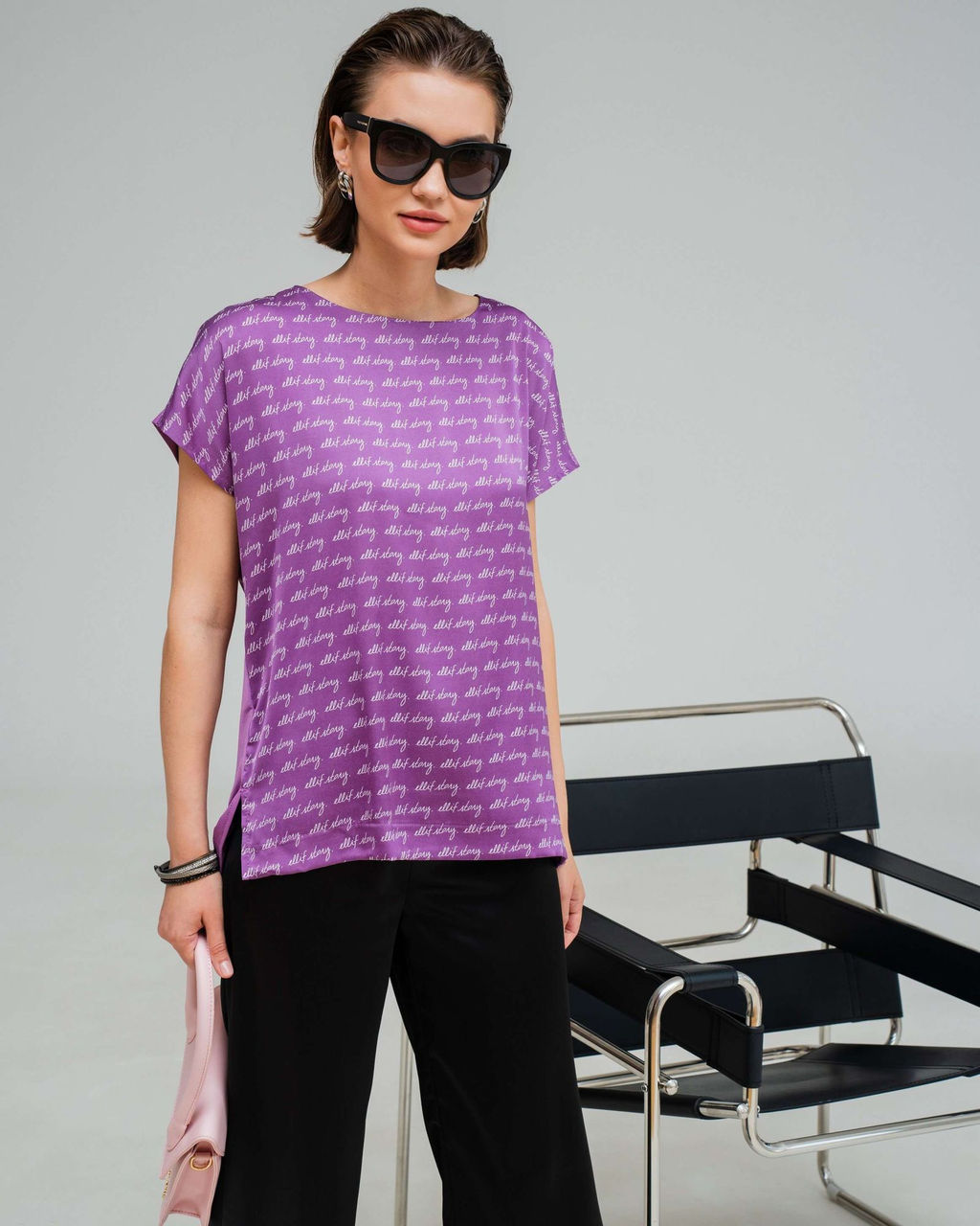 Футболка с шелковой полкой