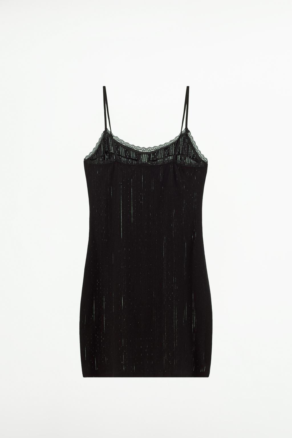 POINTELLE DRESS WITH SEAMS - Zara фото 12