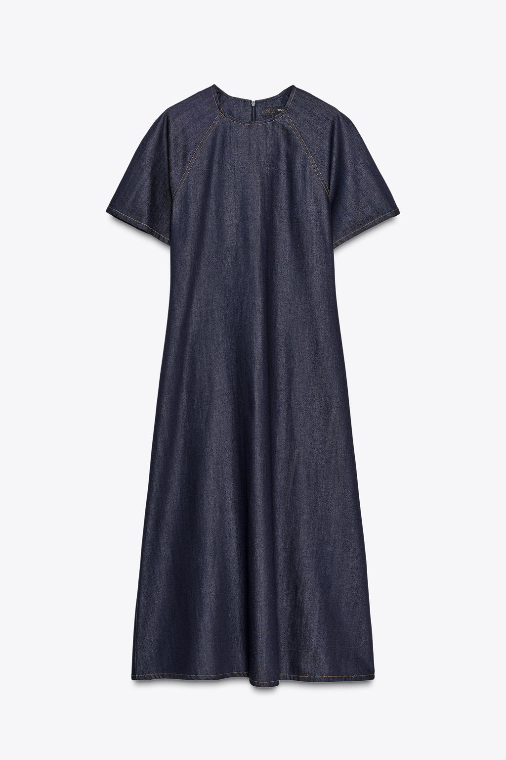 ZW COLLECTION LONG DENIM DRESS - Zara фото 4