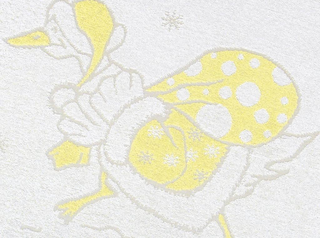 6с103.412ж1 Гусь-мороз(лимонно-серый) Полотенце махровое 50х90см