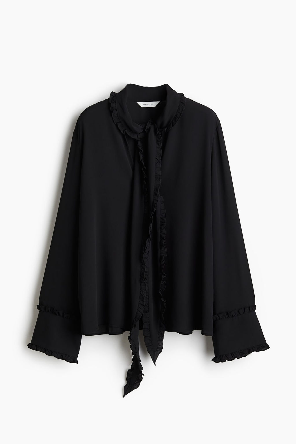 Blusa de volantes con lazada - H&m фото 5