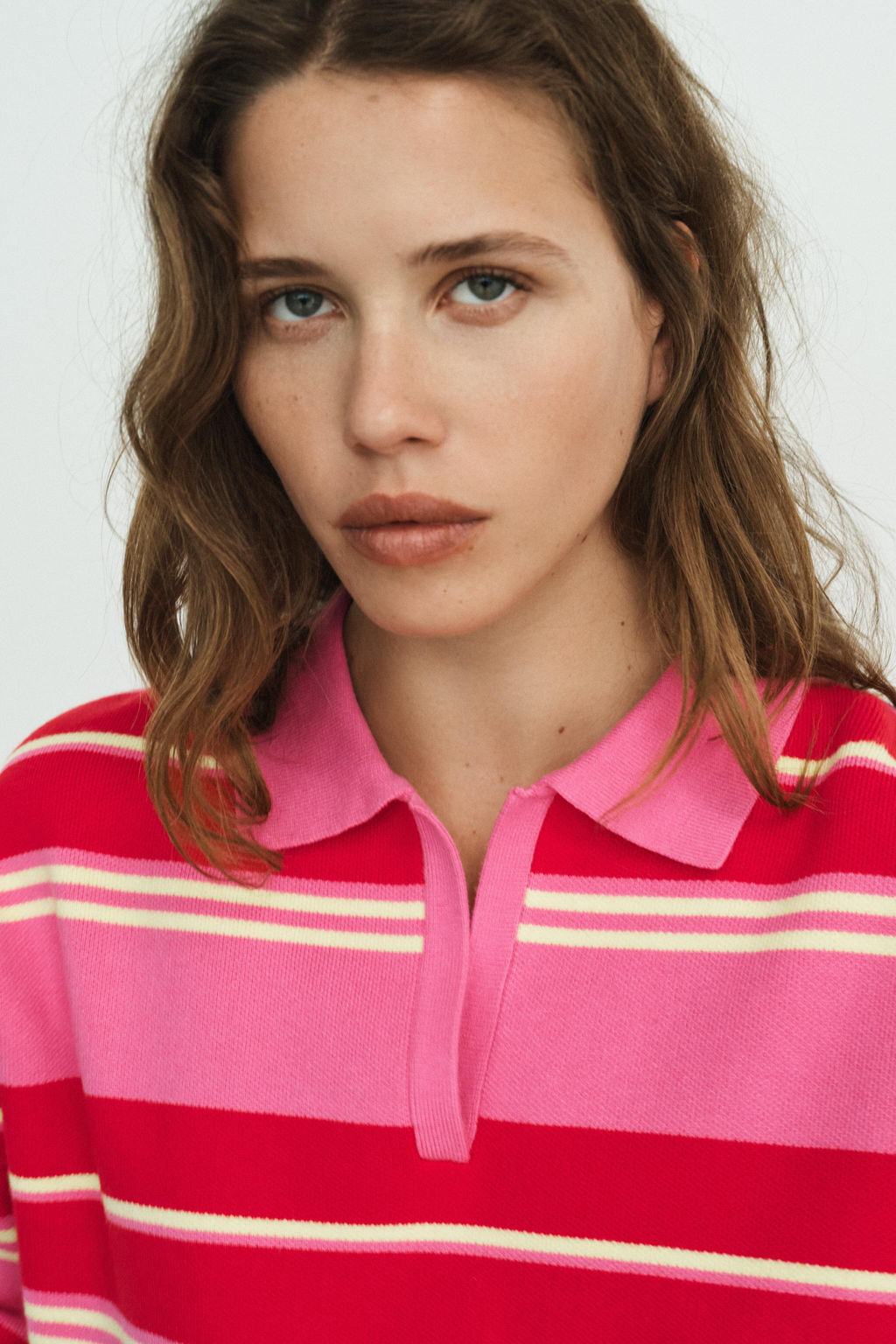 STRIPED KNIT POLO - Zara фото 6