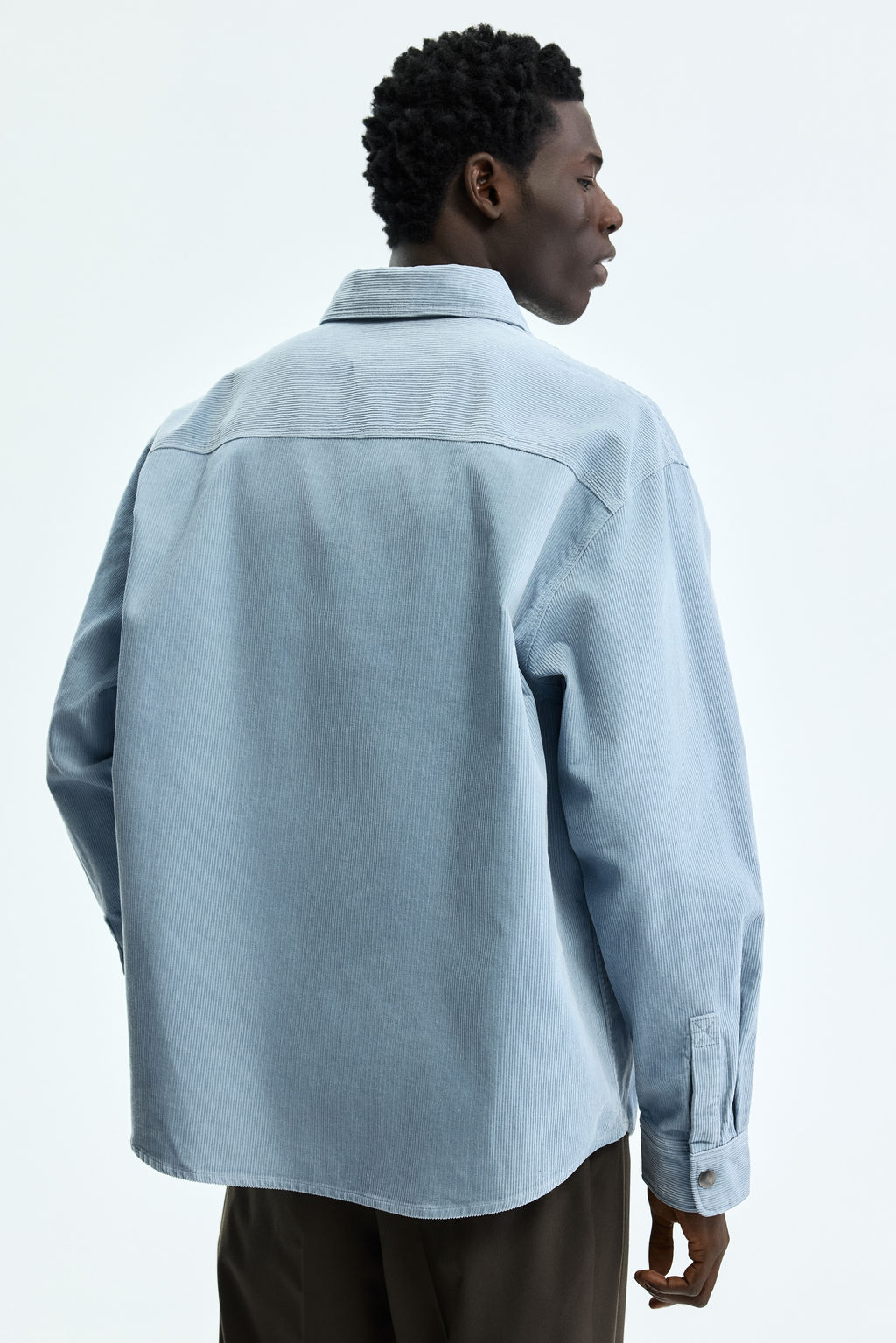 Camisa oversize en pana de algod?n - H&m фото 8