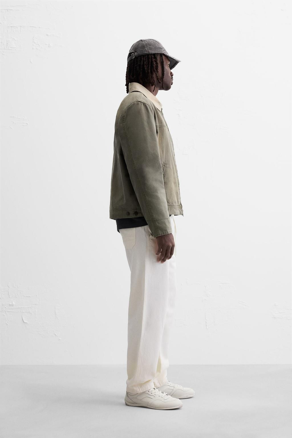 FADED JOGGER WAIST TROUSERS - Zara фото 4