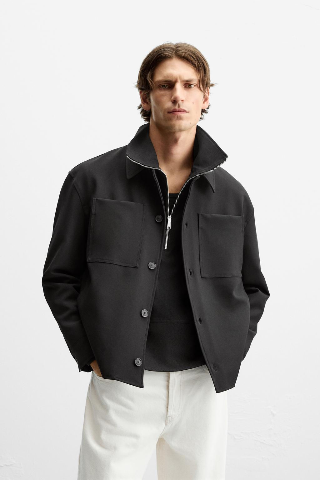 BOXY FIT OVERSHIRT - Zara фото 8