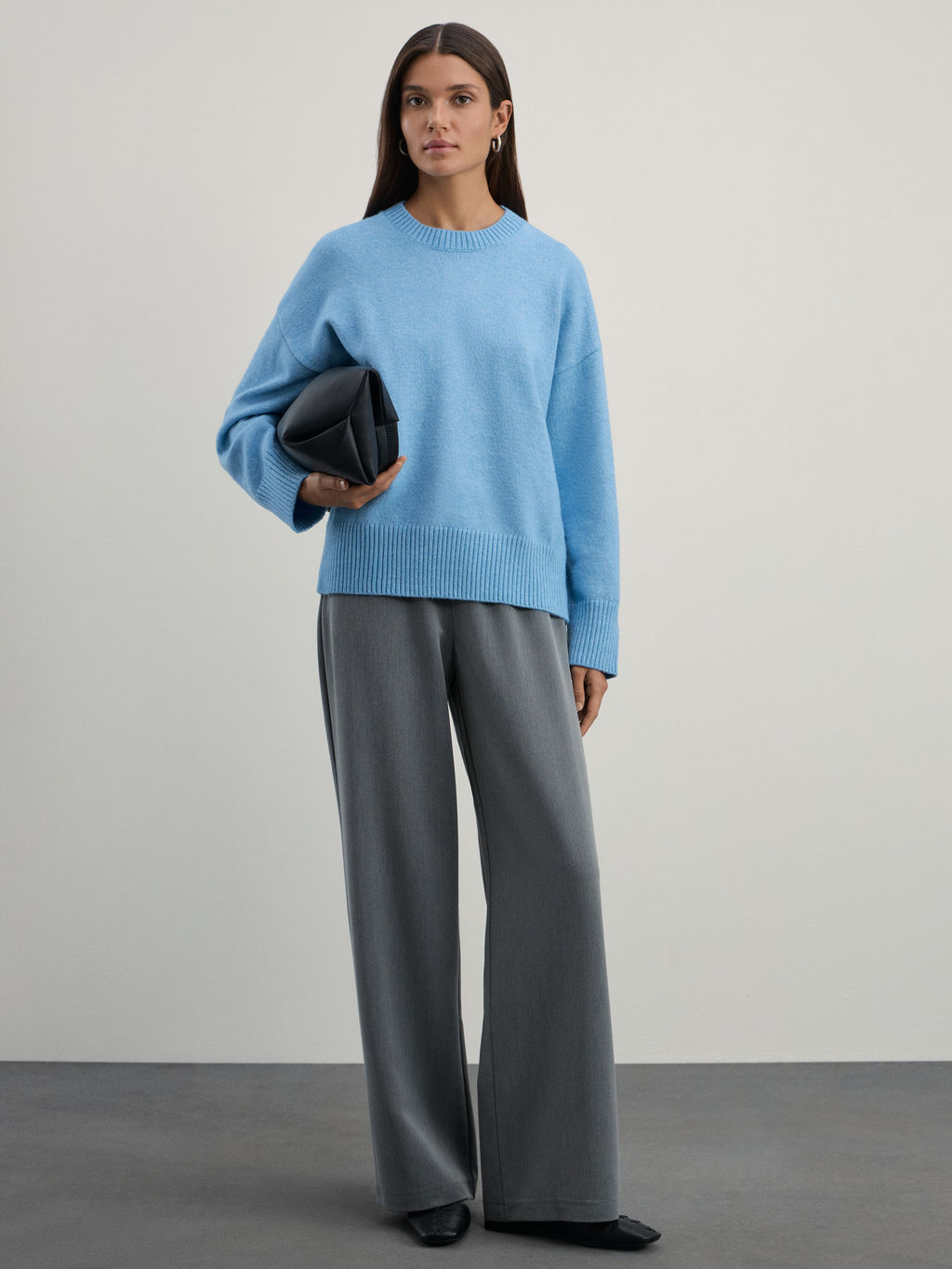 Базовый джемпер с добавлением шерсти / Zarina  фото 2