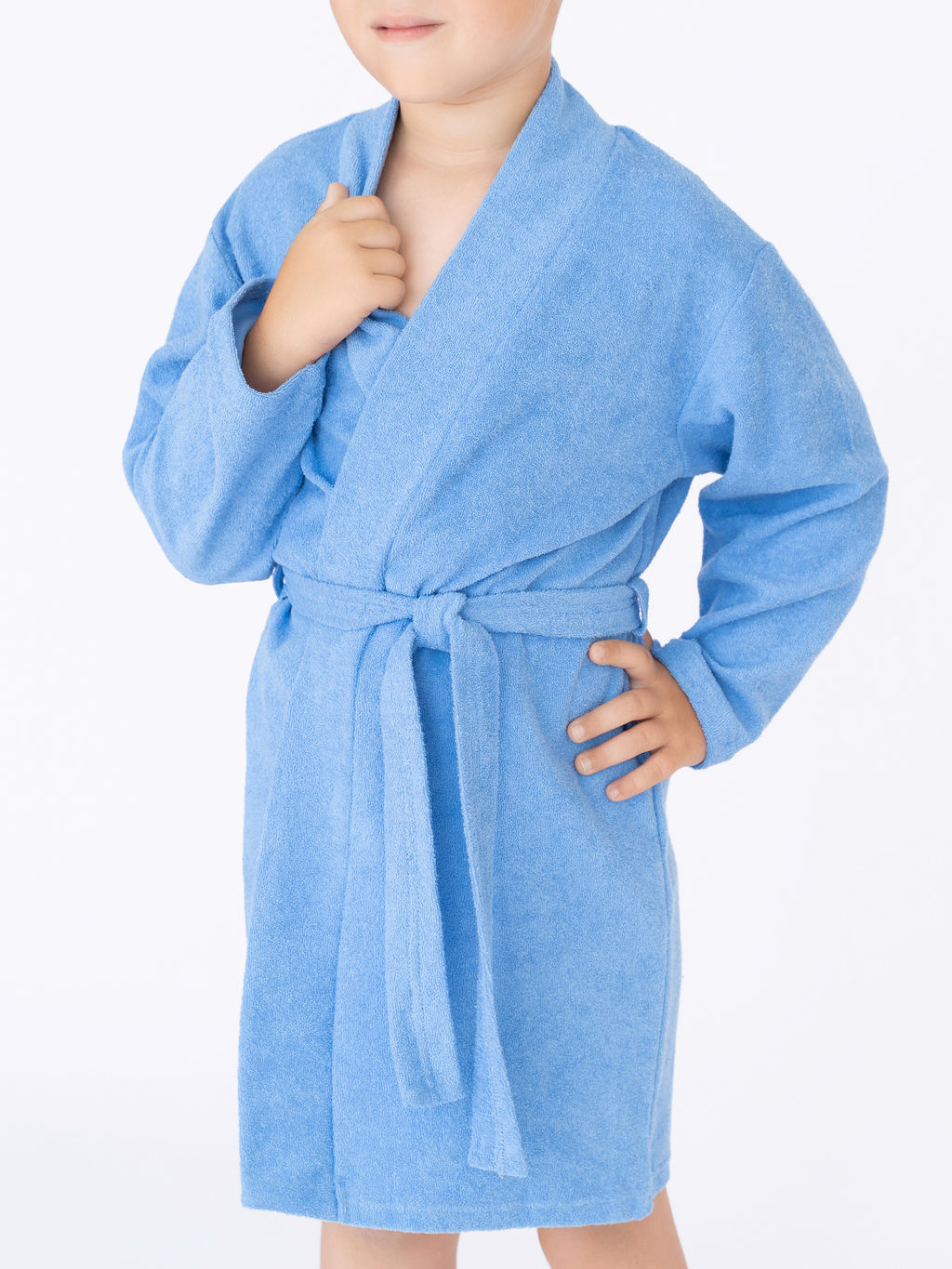 Халат детский голубой