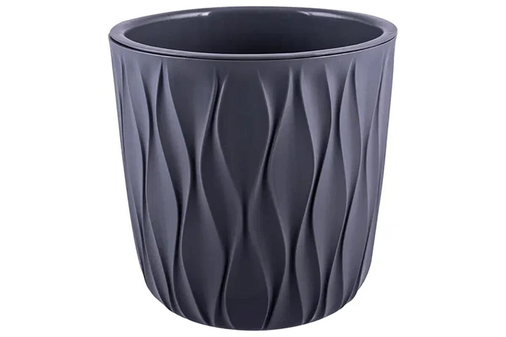 Горшок для цветов 11,2л Desert d265 h258мм серый - Полимербыт фото 3