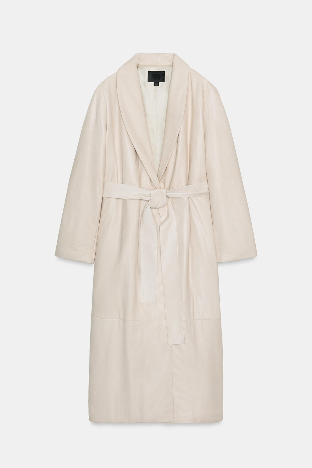 QUILTED LEATHER COAT ZW COLLECTION LIMITED EDITION - Zara фото 20