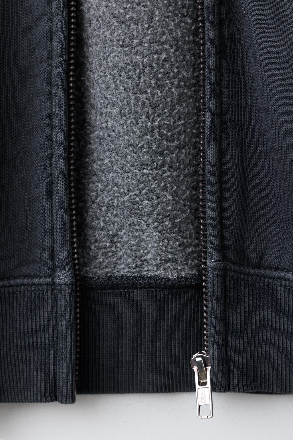 SUDADERA FELPA CREMALLERA / Gris antracita - Zara фото 5