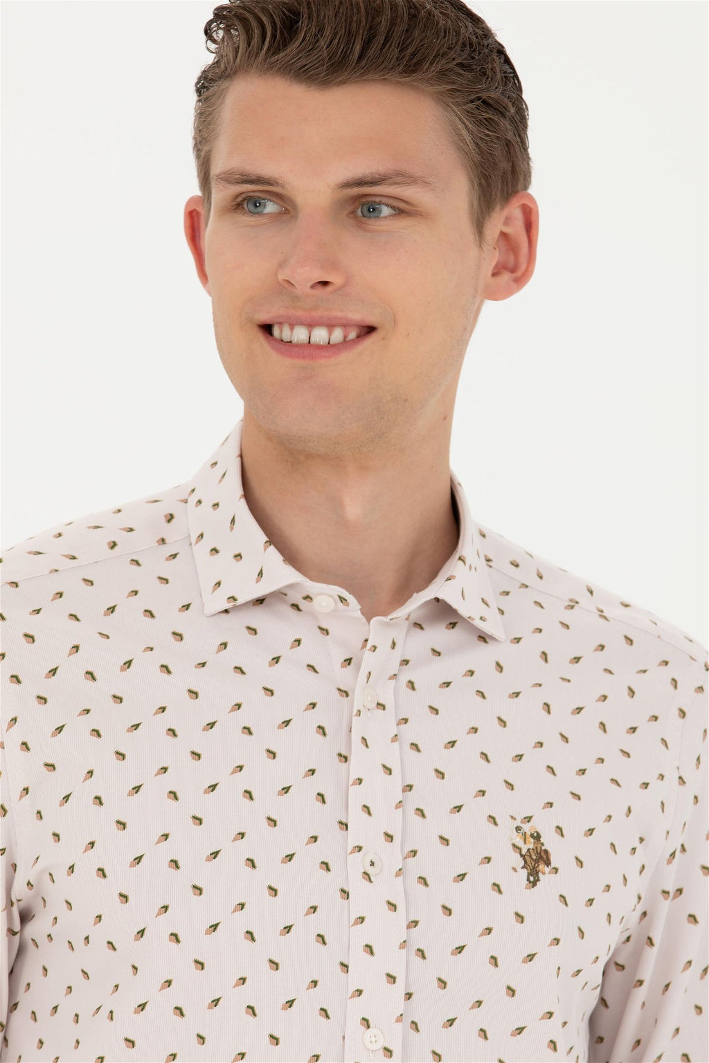 Мужская рубашка с длинным рукавом Stone - U.s. polo assn фото 2