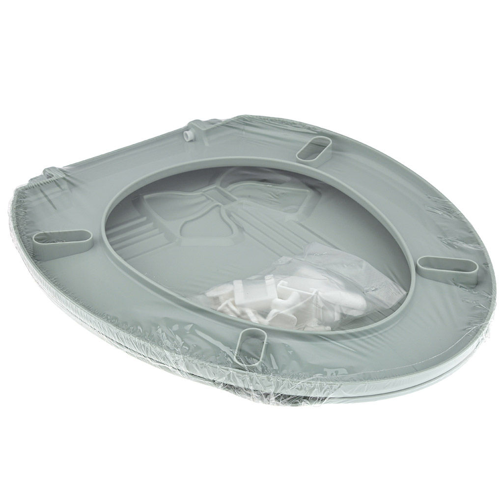 Сиденье для унитаза пластмассовое "Бантик" 45х37х3см, ментоловый (Россия)