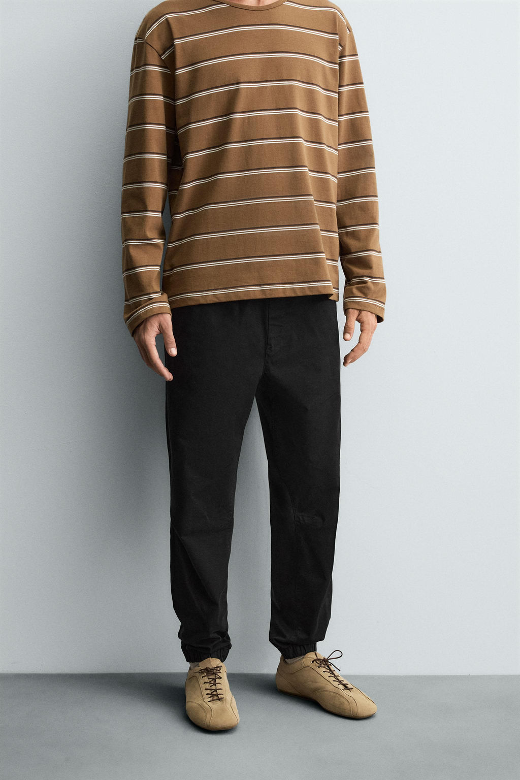 SLIM FIT JOGGER WAIST TROUSERS - Zara фото 2