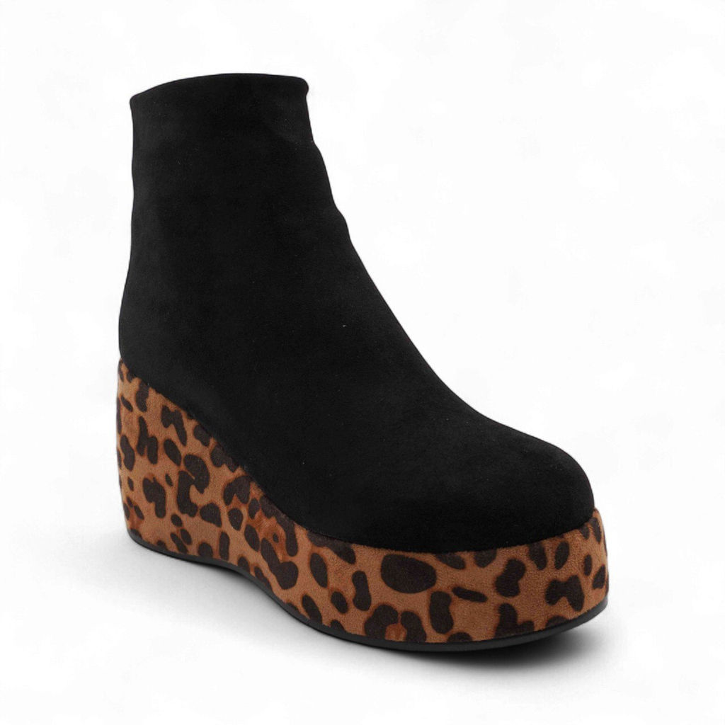 Ботинки на меху К88-5 черные