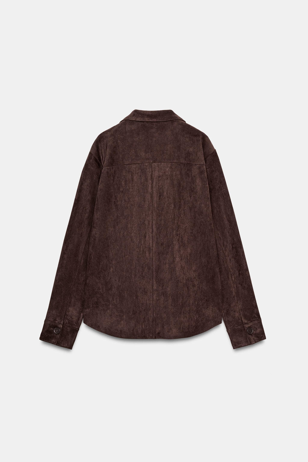 FAUX SUEDE OVERSHIRT - Zara фото 2