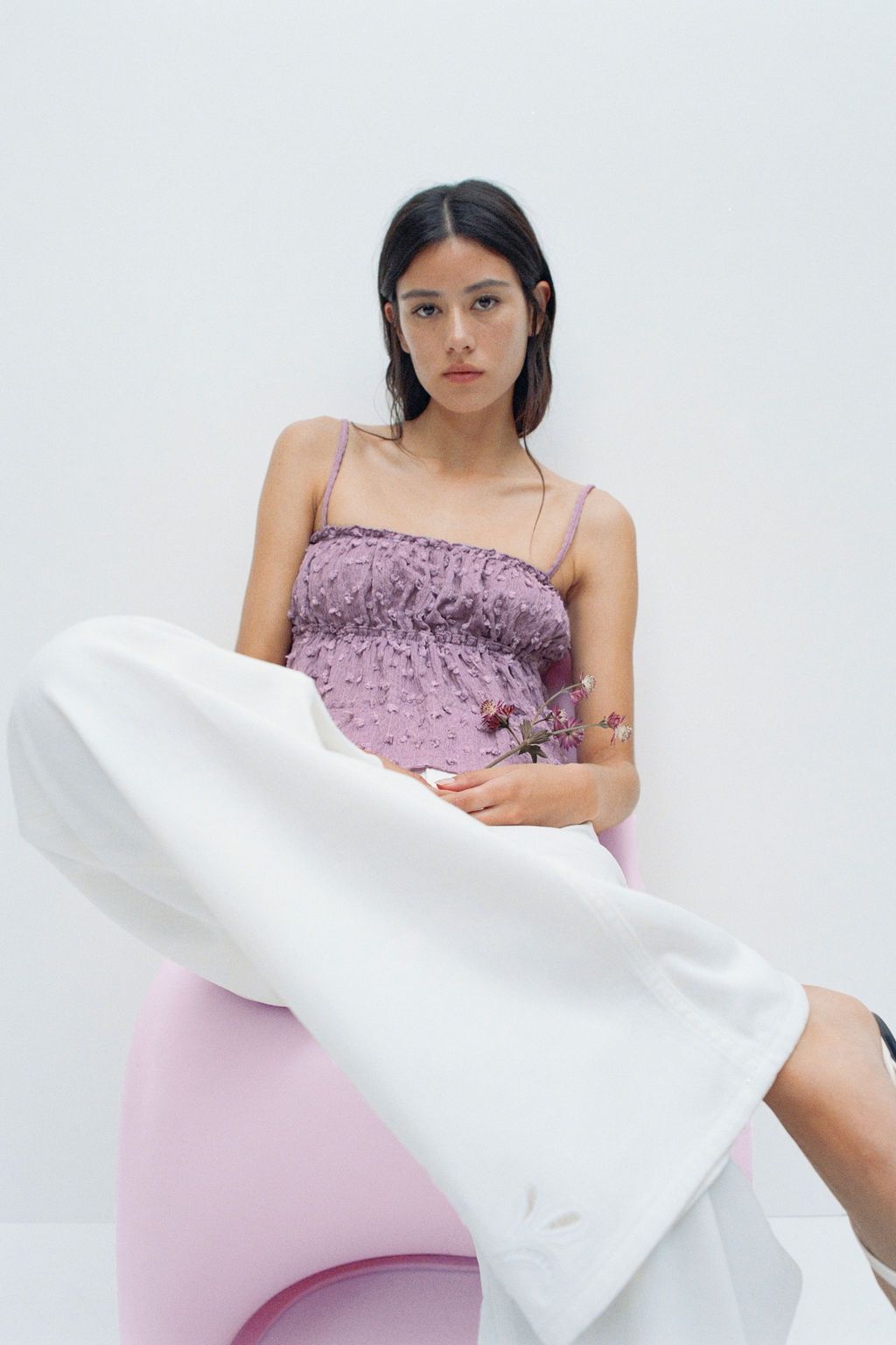 Top en punto con textura - H&m фото 3