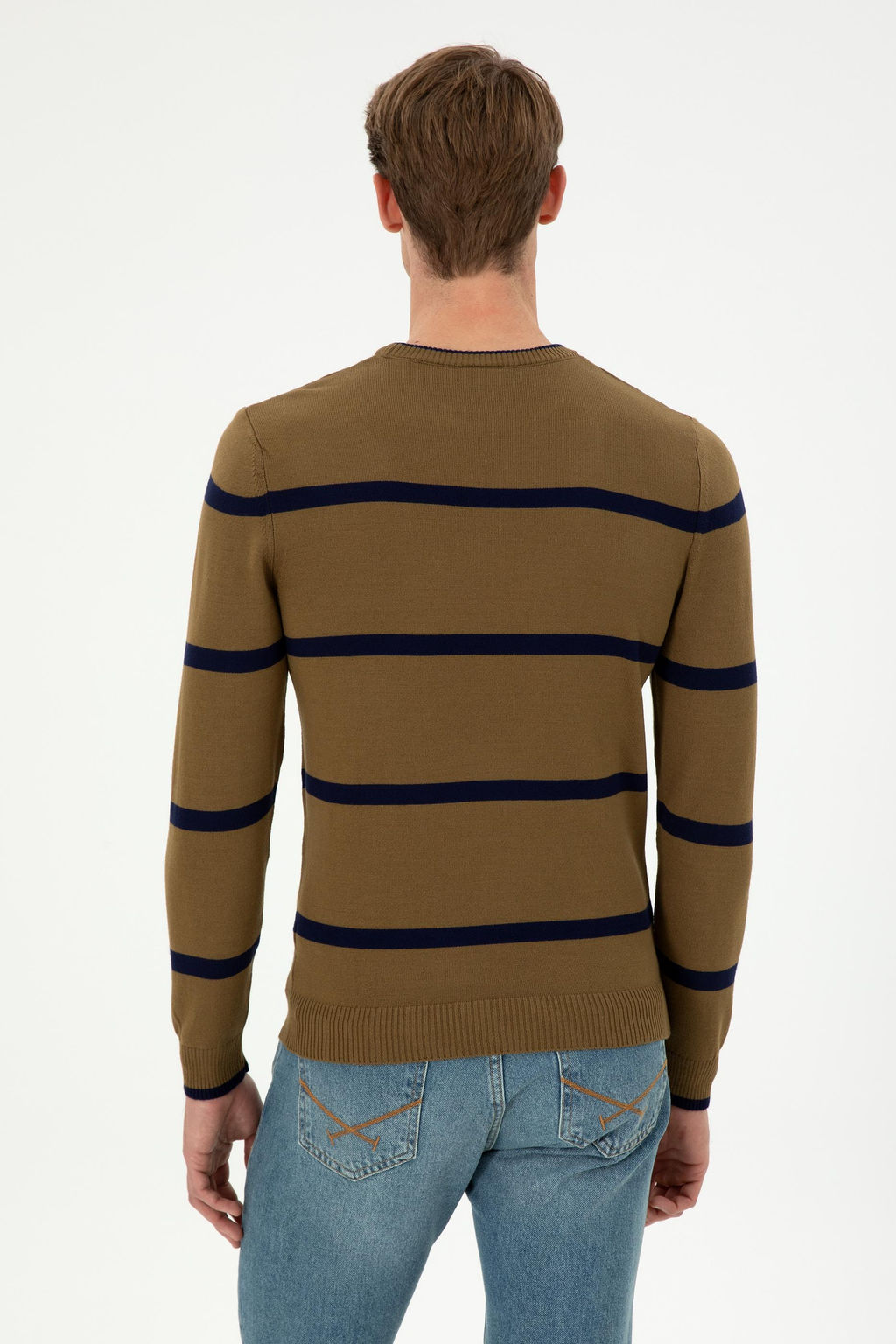 Мужской свитер цвета хаки - U.s. polo assn фото 5