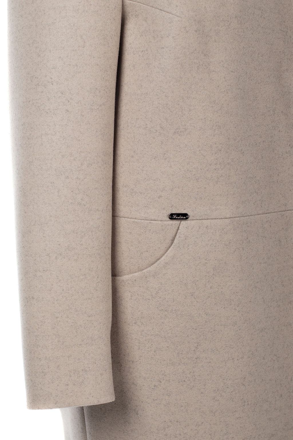 Мех натуральный (песец) Пальто утепленное Синтепон 200 г - El podio фото 5