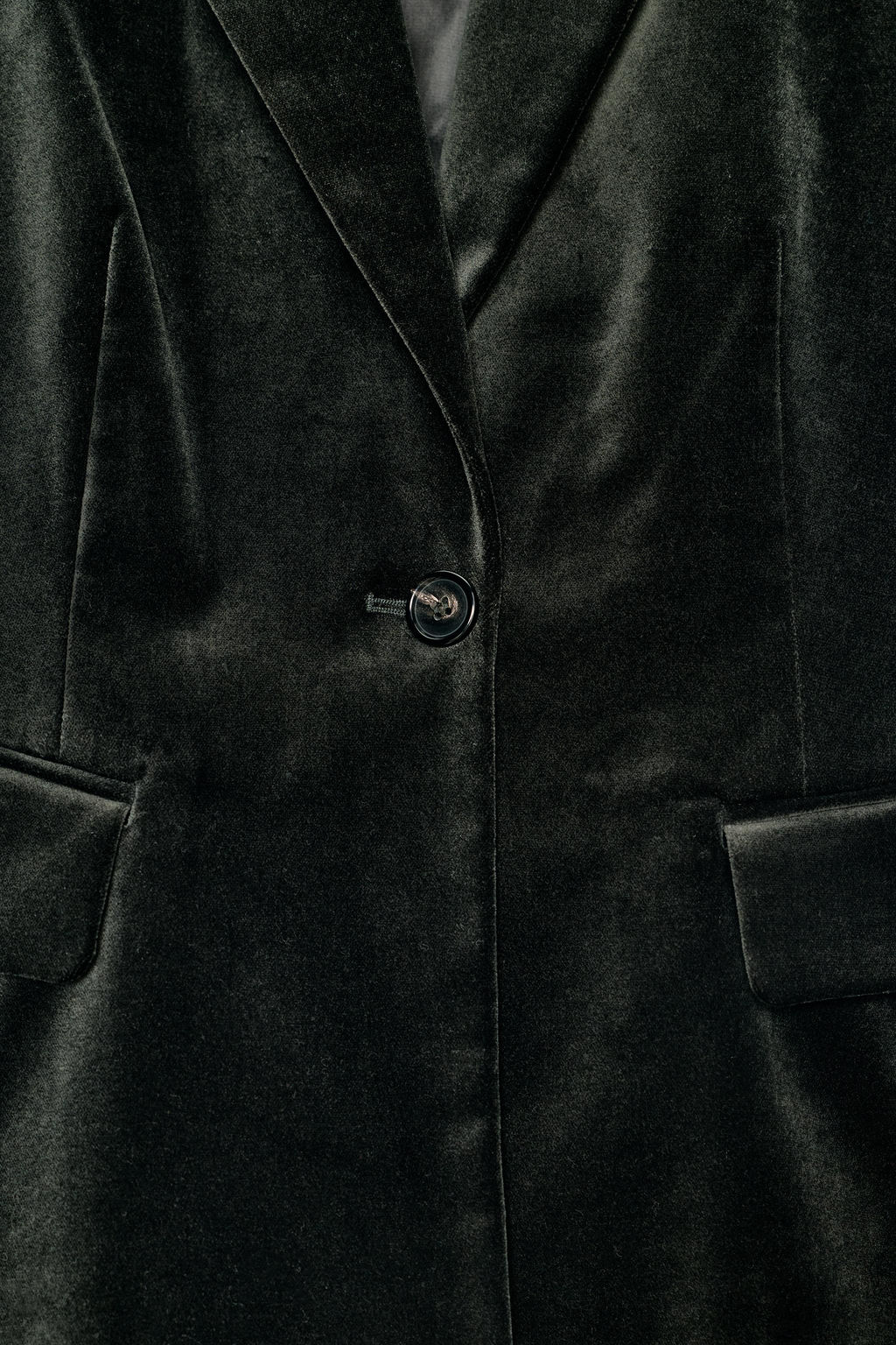 ZW COLLECTION VELVET FITTED BLAZER - Zara фото 10