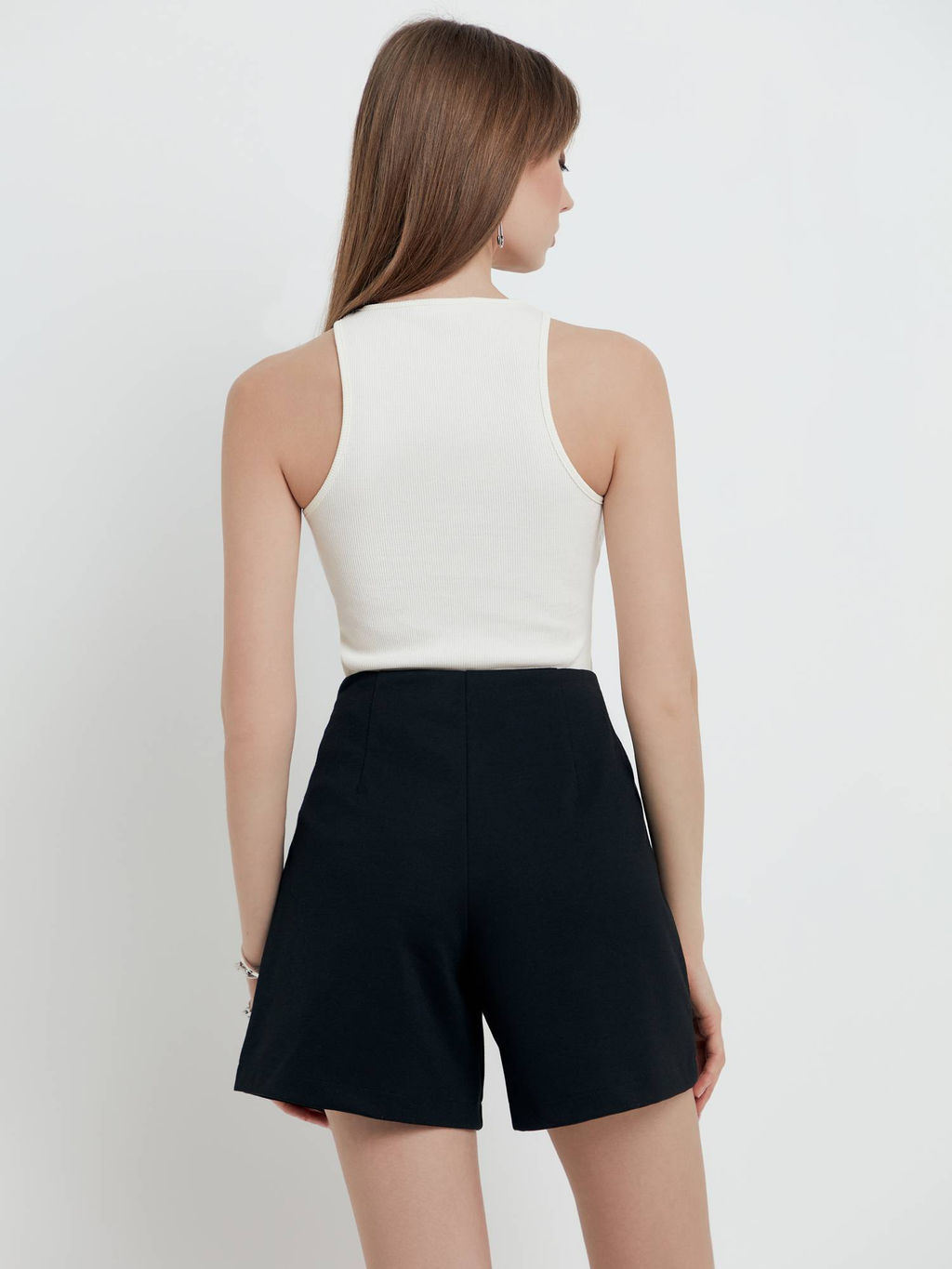 CONTE Фактурные шорты А-силуэта LS 1947 black black