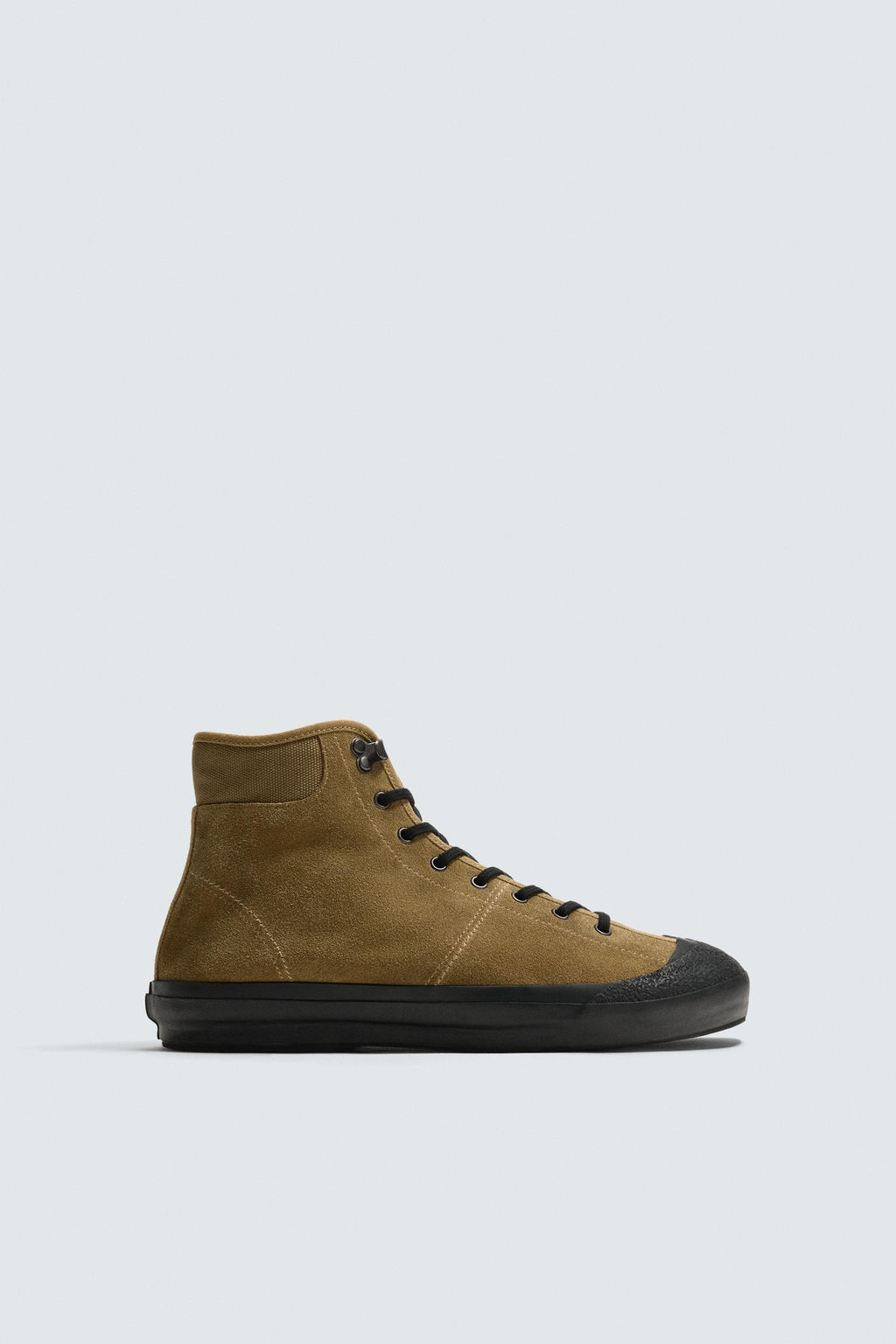 LEATHER HIGH-TOP TRAINERS LIMITED EDITION - Zara фото 11