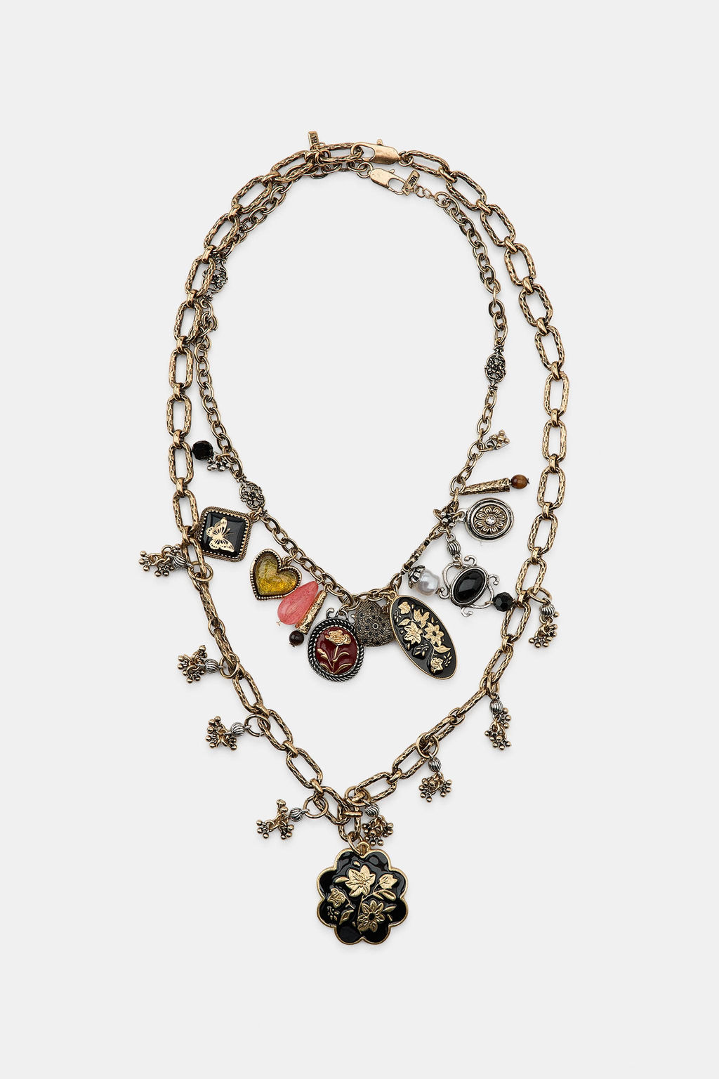 PACK OF 2 CHARM NECKLACES - Zara фото 2