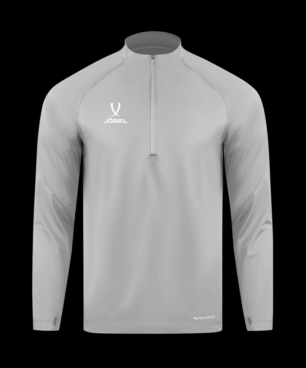 Джемпер ветрозащитный JOGEL PREMIER PerFormPROOF 1/4 Zip Wind Top, серый  фото 2