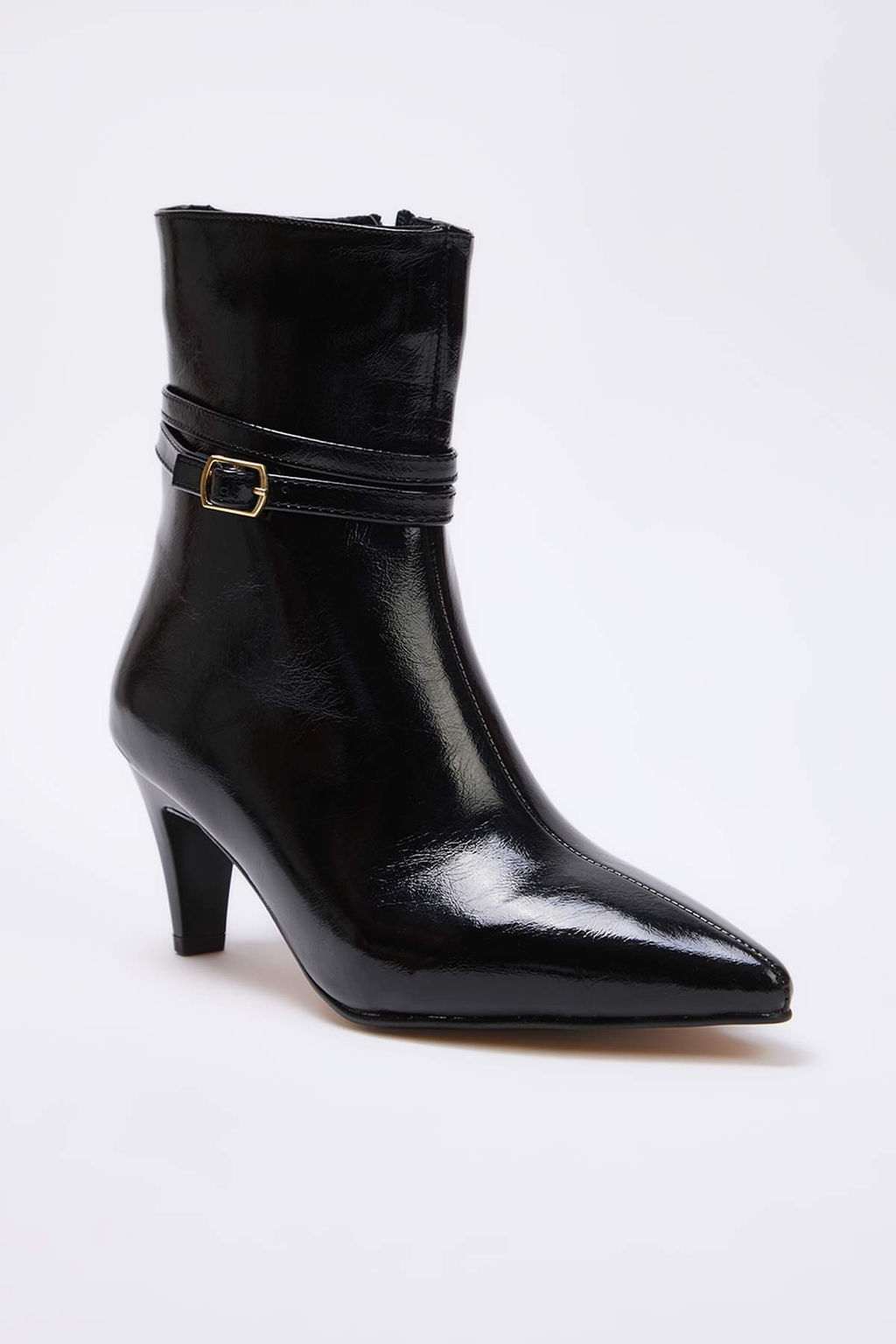 Siyah Kemerli Ince Topuklu Kad?n Bot TAKAW26BO00116 - Trendyolmilla фото 3