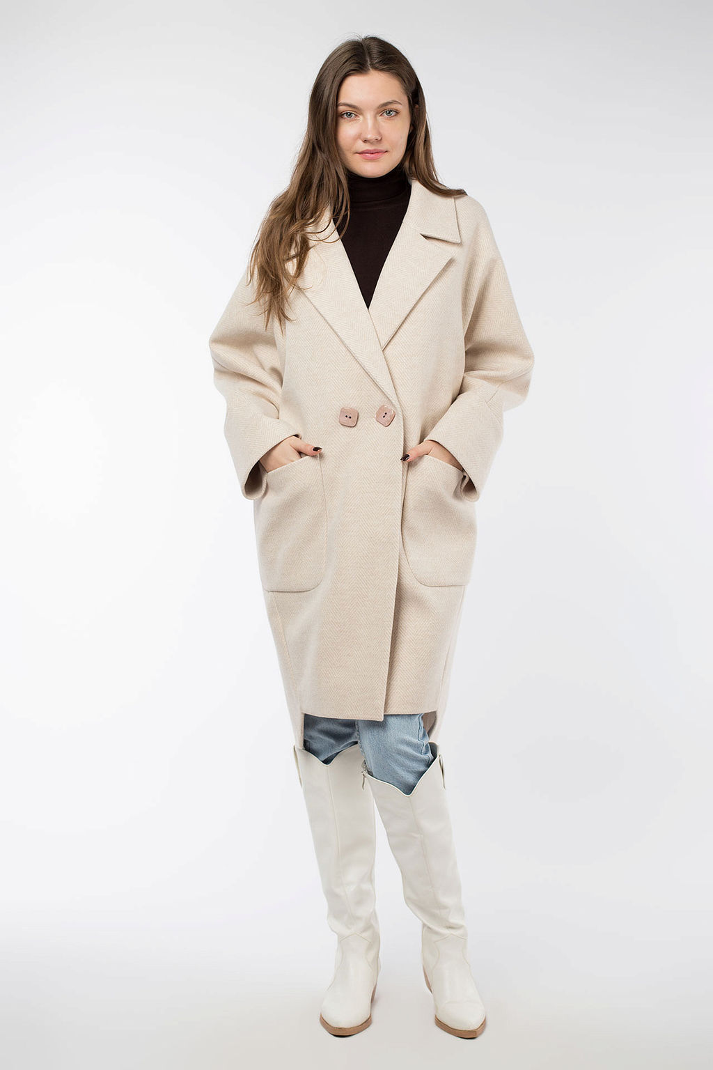 Пальто женское демисезонное - El podio фото 3