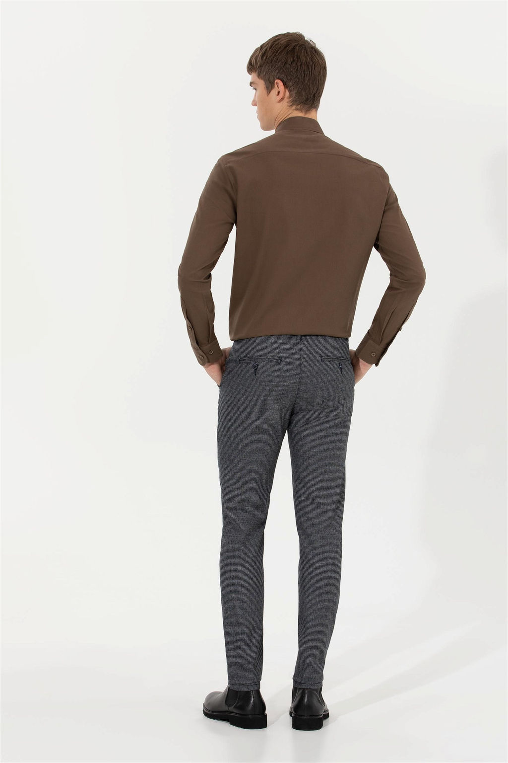 U. S. Polo Assn Мужские темно-синие брюки из плотной ткани - U.s. polo assn фото 11