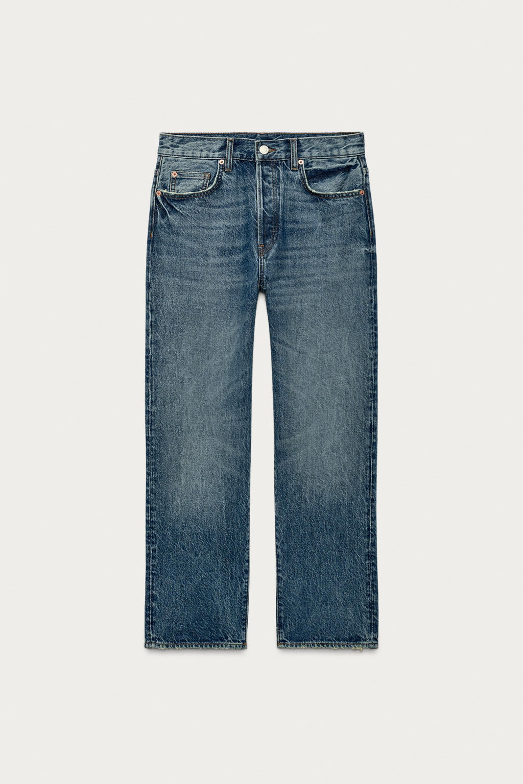 JEANS ZW COLLECTION ANKLE TIRO BAJO / Azul