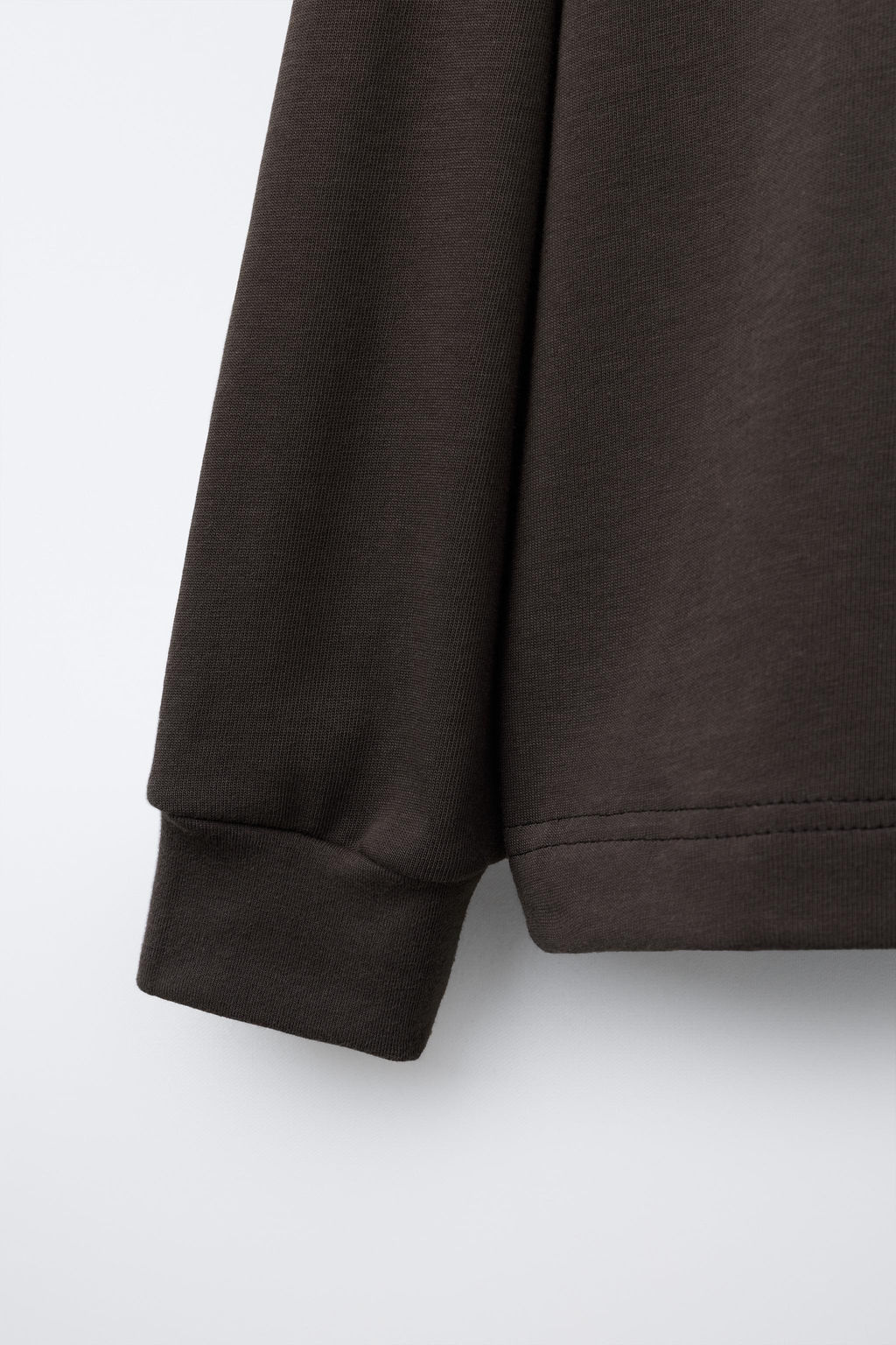 VELVET TEXT POLO SHIRT - Zara фото 4