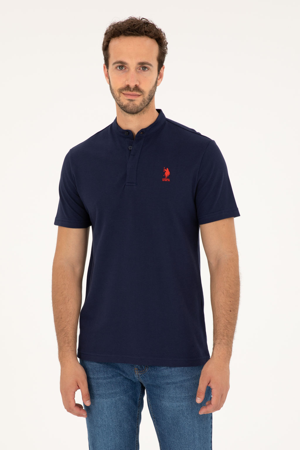 U. S. Polo Assn / Мужская темно-синяя футболка - U.s. polo assn фото 8