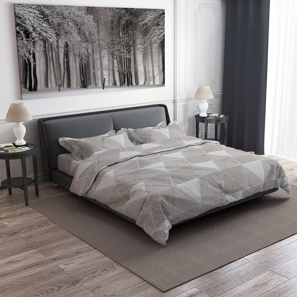 Наволочка 70х70см Галактика, шоколад, с клапаном-запахом, бязь Комфорт 121г/м2, хлопок 100%, упаковка классическая пакет ПВД 14,5х23см, еврослот, Домашняя мода (Россия)  фото 4