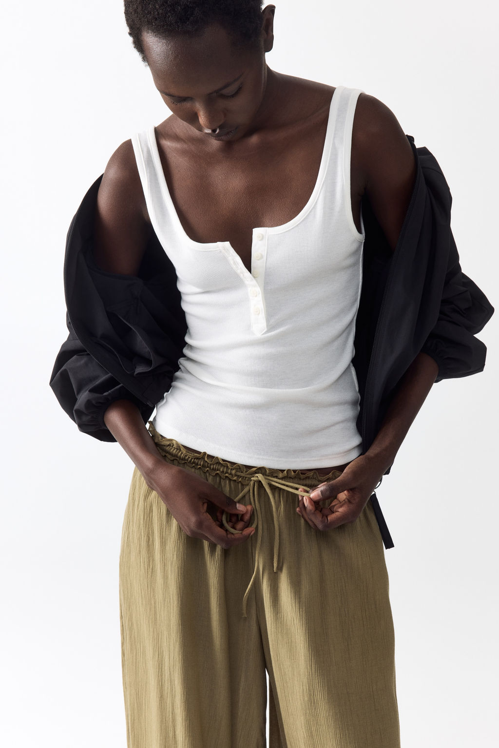 Pantal?n globo con cord?n de ajuste - H&m фото 5