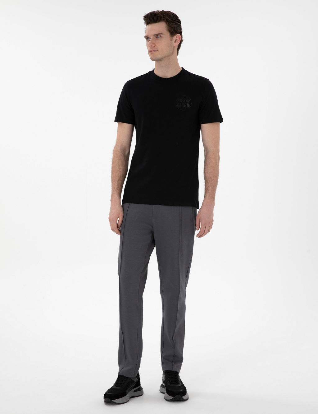 Siyah Regular Fit Ti__rt - Pierre cardin фото 4