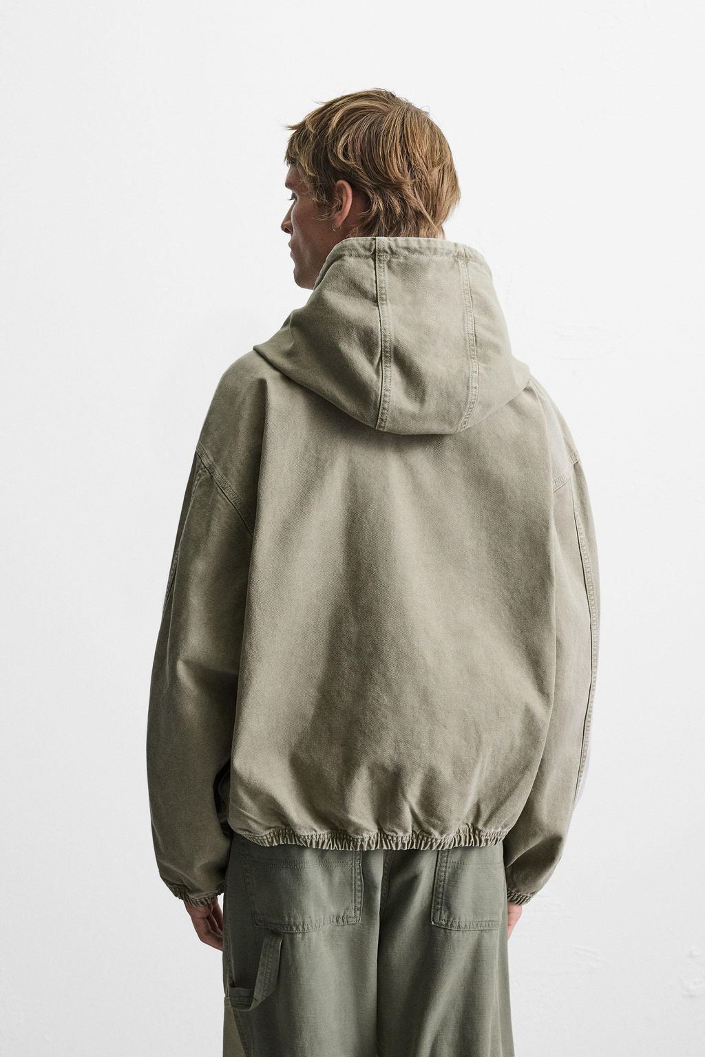 WASHED HOODED JACKET - Zara фото 3