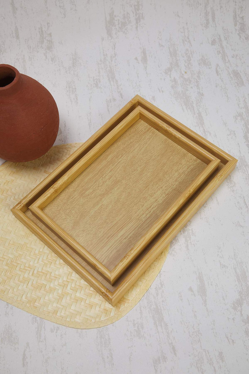 2li Bambu Servis ve Sunum Tepsisi TPHSS25TPS00000 - Trendyolmilla фото 3