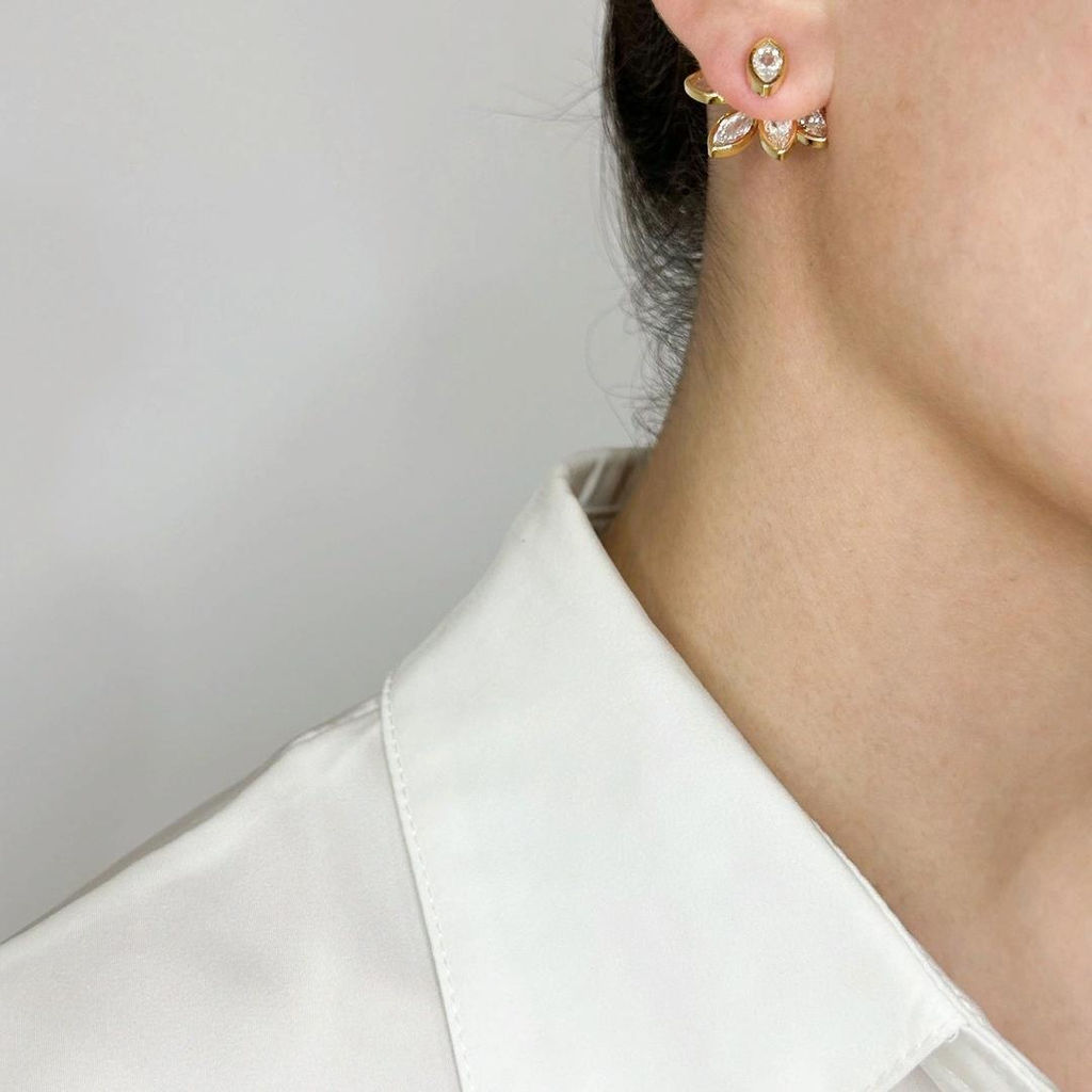 17-503282390-1 Серьги-джекеты - J.prettier фото 3