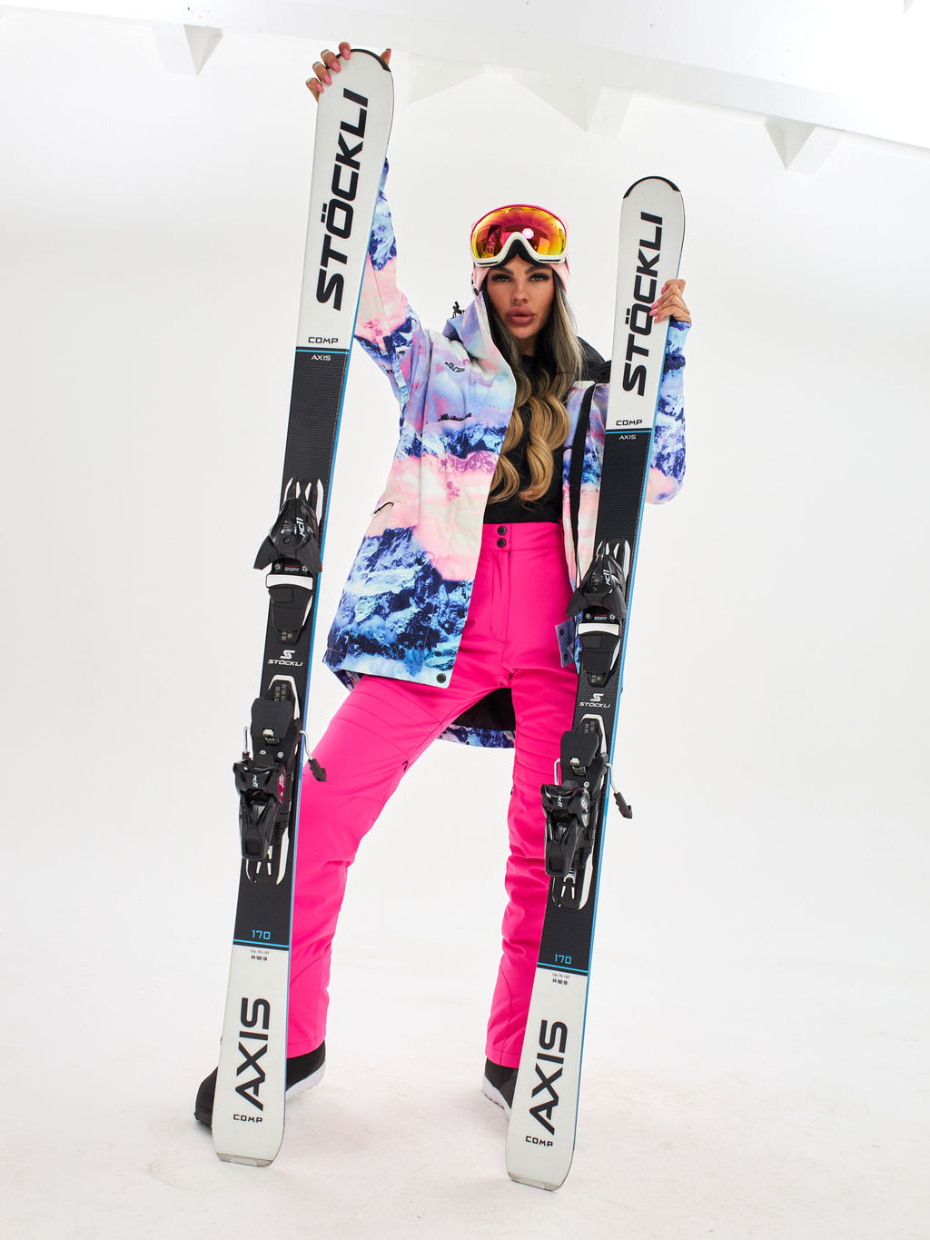 Женская горнолыжная сноубордическая куртка Alpha Endless Ultra Chaleur SNB 423/316_9 Разноцветный  фото 19